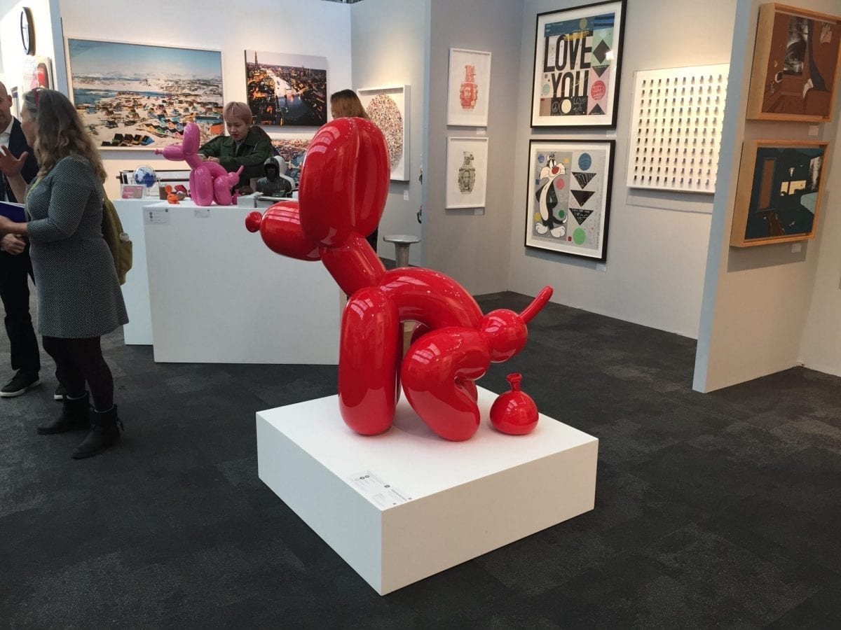 POPek Red Balloon Dog Sculpture 120cm