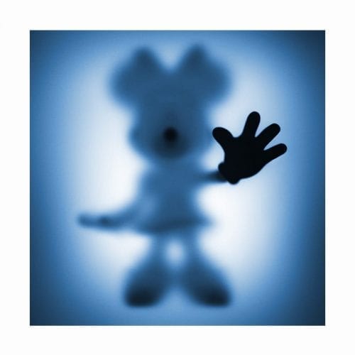 Minnie Mouse Print Blue