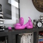 POPek Pink Balloon Dog Sculpture